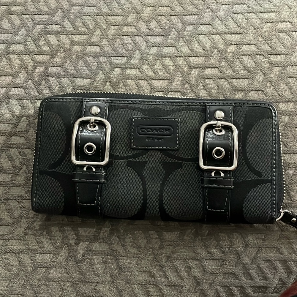Black Coach Wallet